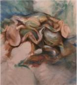 Acrylbinder und Pigmente auf Leinwand, 165 x 150 cm